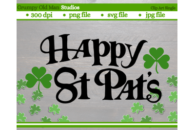 Happy Saint Patrick&amp;&23;039;s Day cut file