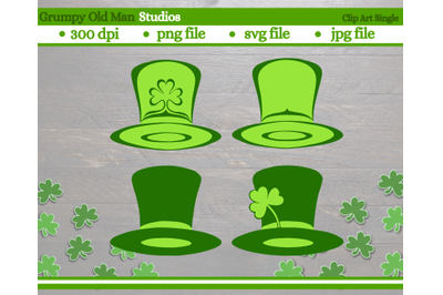 Saint Patrick&#039;s Day top hat | Leprechaun hat with clovers