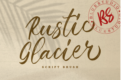 Rustic Glacier Brush Script Font