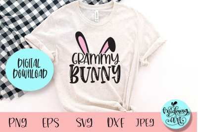 Grammy bunny svg&2C; easter svg