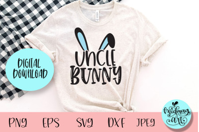 Uncle bunny svg&2C; easter svg