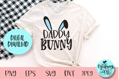 Daddy bunny svg&2C; easter svg