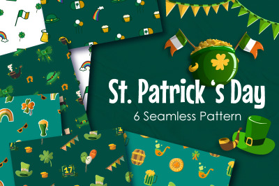 Saint Patricks Day Seamless Pattern