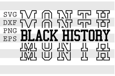 Black History Month SVG