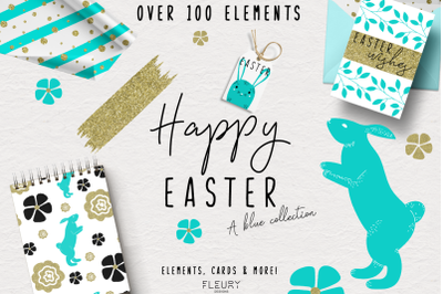 Happy Easter - a blue collection