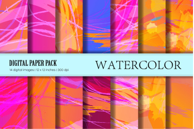 Watercolor Texture Digital Paper
