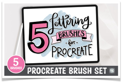 Lettering Procreate Brushes