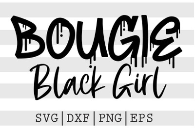 Bougie black girl SVG