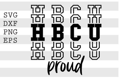 HBCU proud SVG