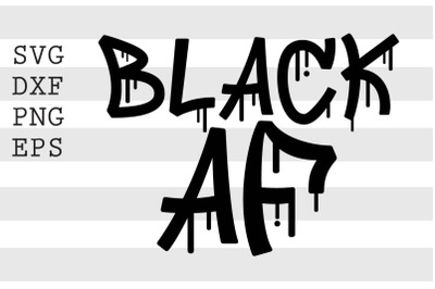 Black af SVG