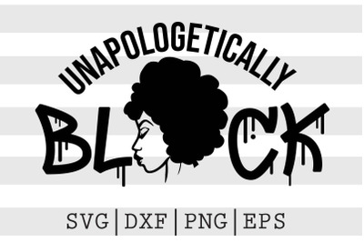 Unapologetically black SVG