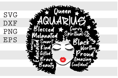 Queen aquarius SVG