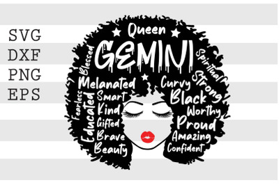 Queen gemini SVG