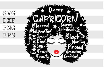 Queen capricorn SVG