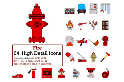 Fire Icon Set