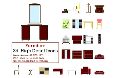 Furniture Icon Set