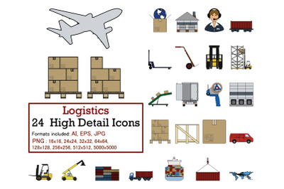 Logistics Icon Set