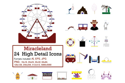 Miracleland Icon Set