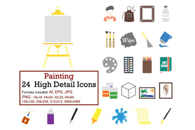 Painting Icon Set