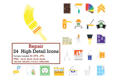 Repair Icon Set