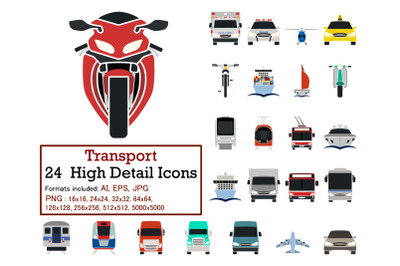 Transport Icon Set