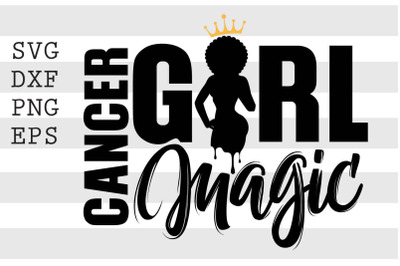 Cancer girl magic SVG