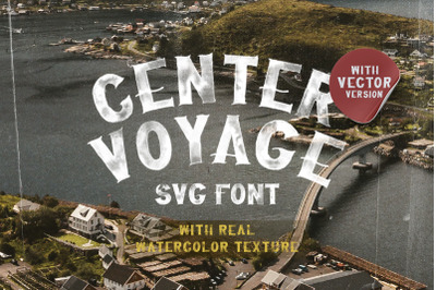 Center Voyage - SVG Font