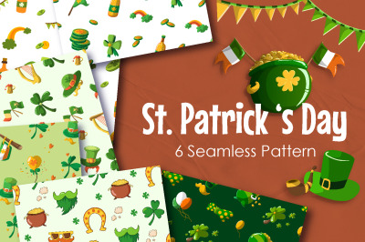 Saint Patricks Day Seamless Pattern