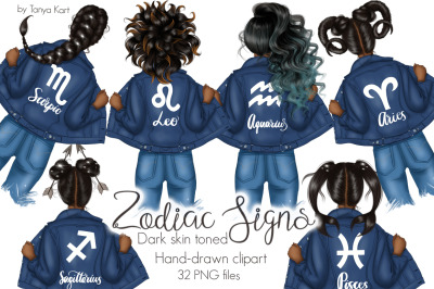 Zodiac Signs Dark Skin Toned