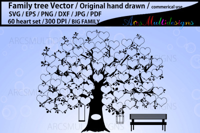 60 name family tree template