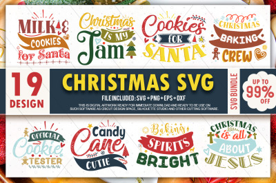 Christmas Svg Bundle, Christmas Bauble Decoration Bundle, Christmas Sv