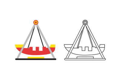 Amusement Parks Kora - Kora fill Outline Icon