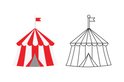 Amusement Parks Parks Circus fill Outline icon