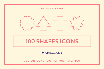 Shapes Line Icons