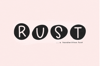 Rust - Handwritten Monogram Font