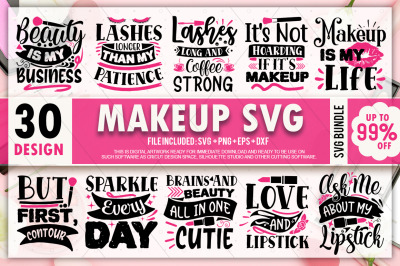 Makeup svg&2C; Makeup bundle svg&2C; Eyelashes SVG&2C; lipstick svg&2C; eye svg