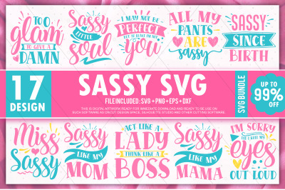 Sassy SVG Bundle&2C; Sassy quote svg&2C; Funny svg Bundle&2C; Sassy Mom SVG