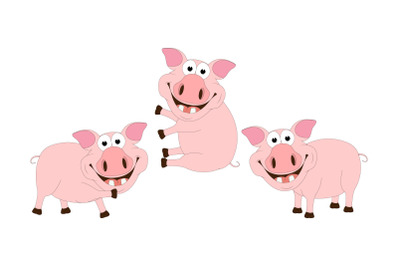 cute pig animal cartoon