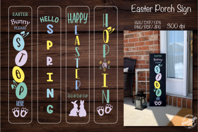 Porch easter sign. Happy Easter porch. Easter sign. Easter SVG