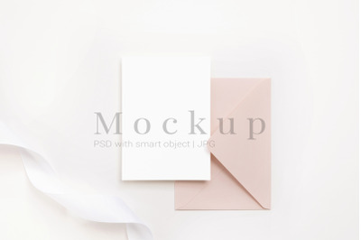 5x7 Card Mockup,Greeting Card Mockup,PSD Mockup