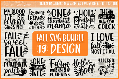 Fall SVG Bundle, Fall Svg, Autumn Svg, Thanksgiving Svg, Fall Svg