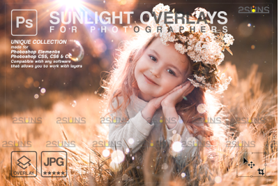 Natural light overlays &amp; Lightbeam overlays. Photoshop overlay