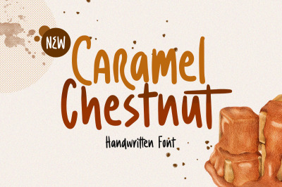 Caramel Chestnut - Handwritten Font