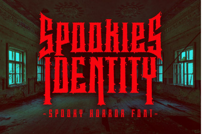 Spookies Identity - Spooky Horror Font