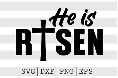 He is risen SVG