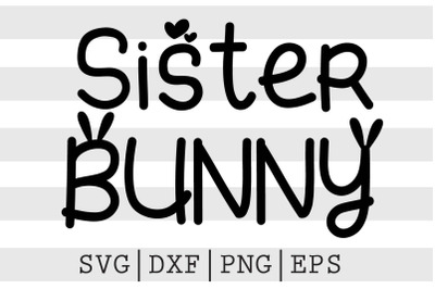 Sister bunny SVG