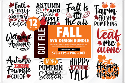 Fall SVG, Fall SVG Bundle, Autumn Svg, Thanksgiving Svg, Fall Svg