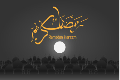 ramadan kareem arabic calligraphy