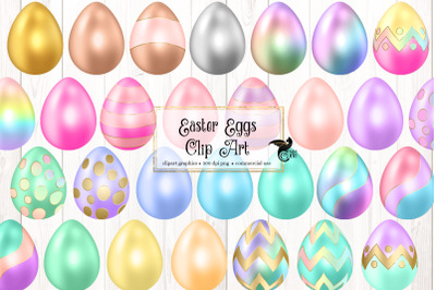 Easter Eggs Clip Art