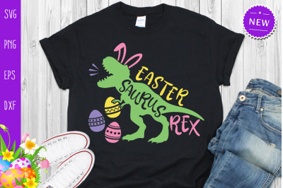 Easter Saurus Rex Svg, Easter Dinosaur Svg, T Rex Svg